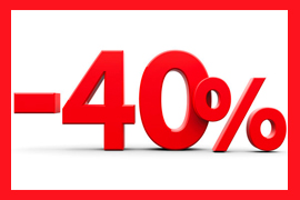 Скидка 40%